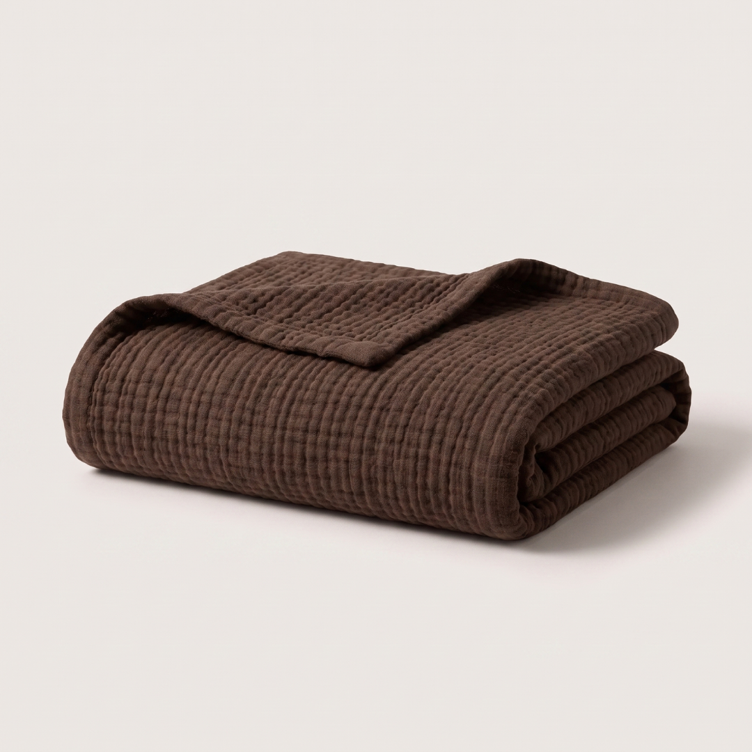 Cotton Muslin Blanket (1+1 Free)