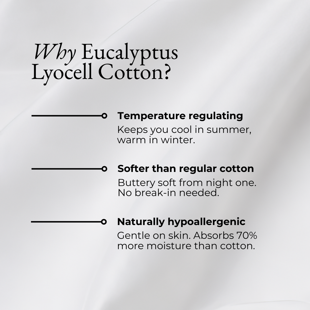 Eucalyptus Lyocell Fitted Sheet